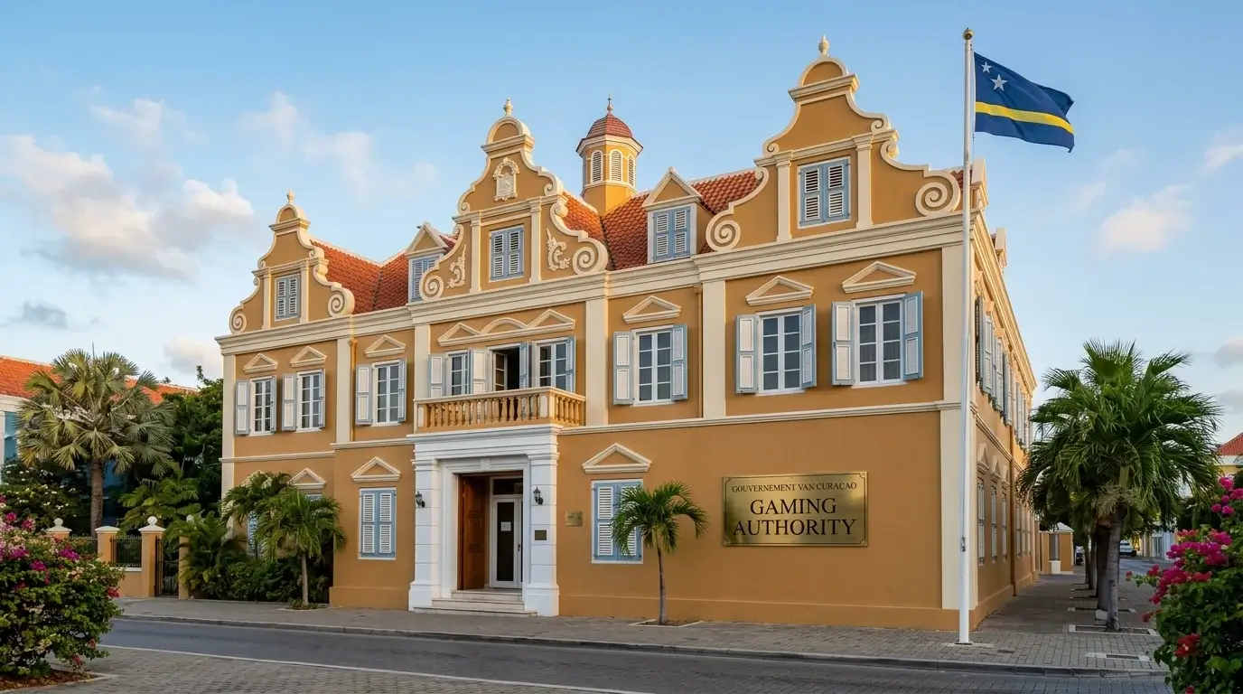 Government building representing the Curaçao Gaming Authority that supervises direct licences under the post-2024 LOK regime