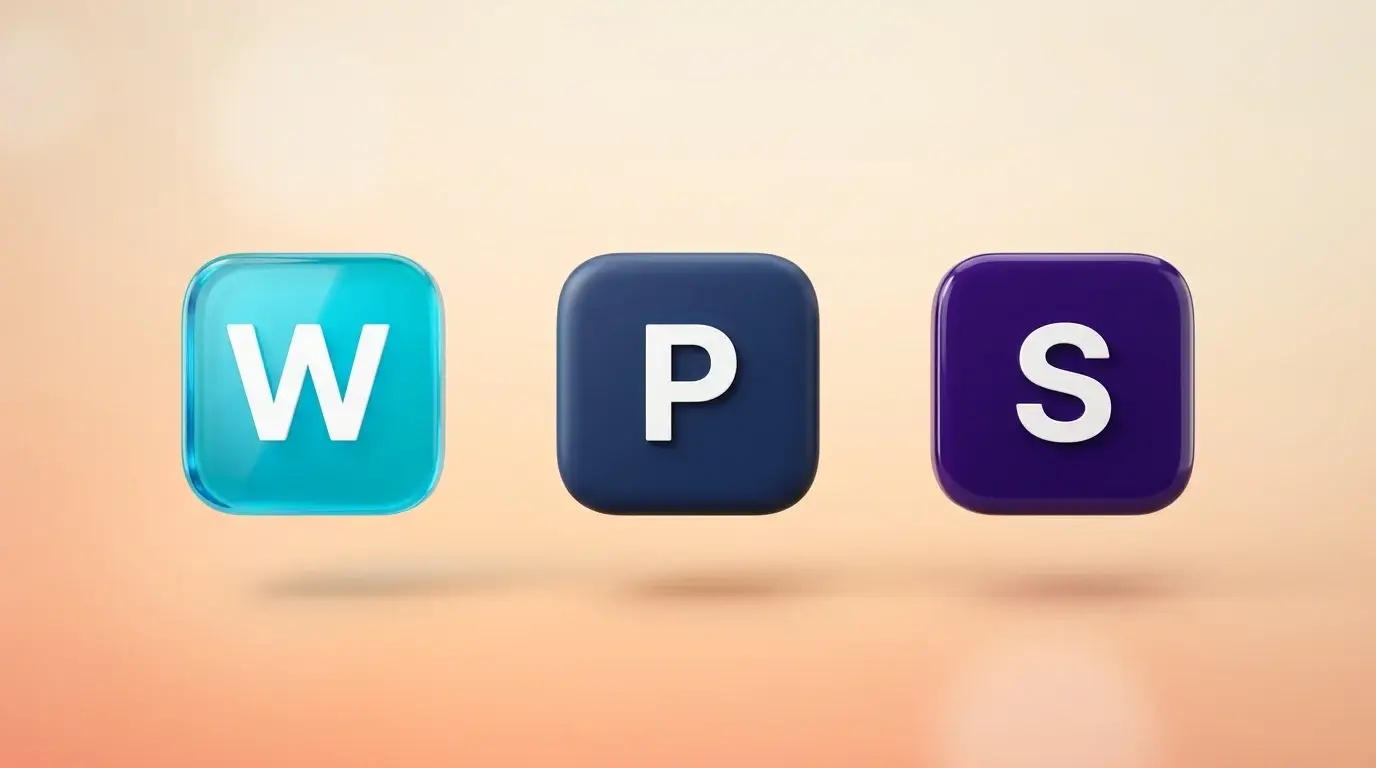 Three generic e-wallet style icons in a horizontal row on a soft gradient background
