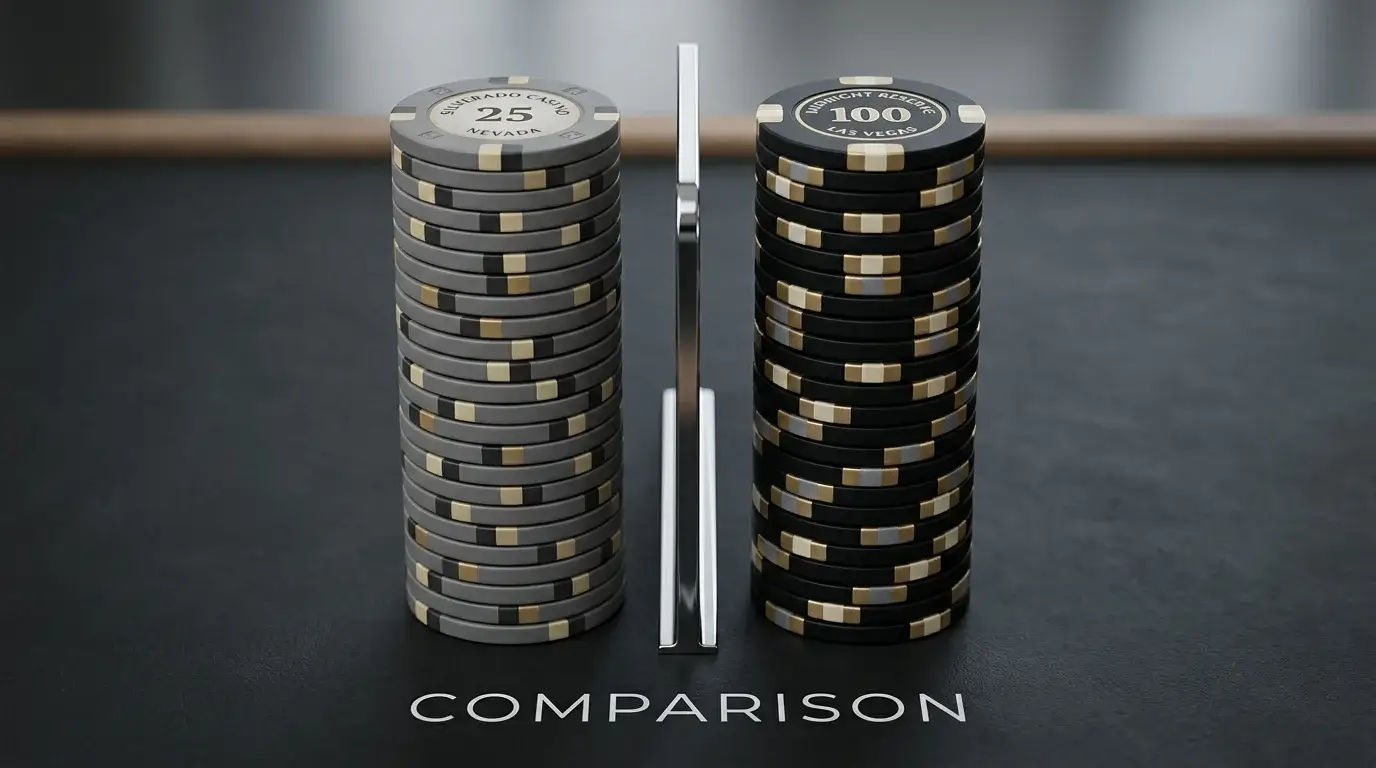 Two equal-height columns of plain tokens side by side with a thin dividing line between them